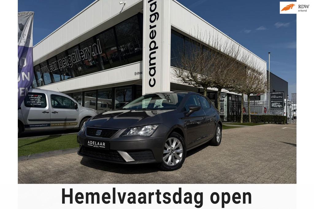 SEAT Leon 1.0 TSI | AIRCO | ELEKTRISCHE RAMEN | RADIO |, Voorwielaandrijving, Stof, Gebruikt, Zwart