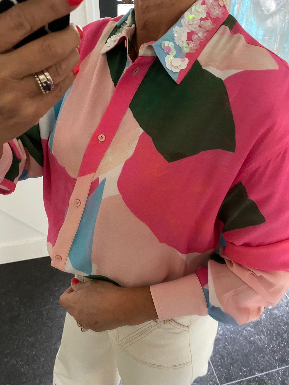 Essentiel Antwerp, prachtige en aparte blouse, maat XS t/m L, Ophalen of Verzenden, Nieuw, Maat 38/40 (M), Meerkleurig