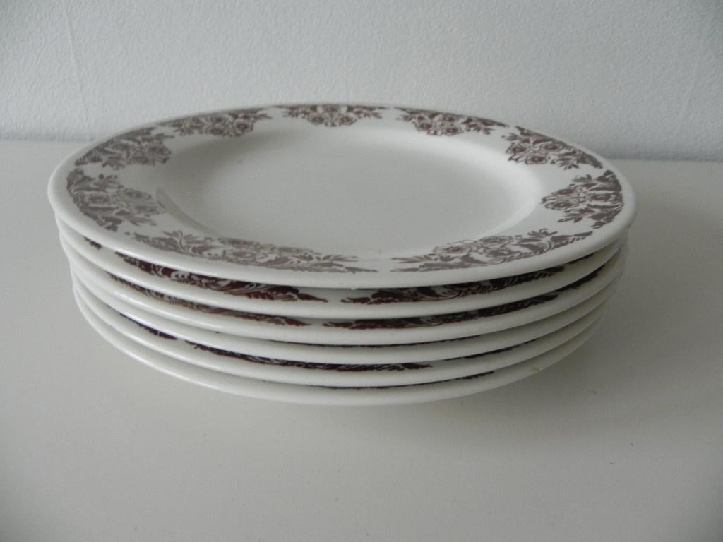 Boch La Louvière borden dinerborden spuitdecor, Antiek en Kunst, Ophalen
