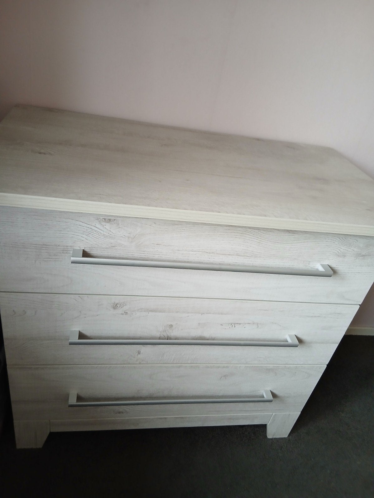 Ledikant, commode, plankje, Kinderen en Baby's, Kinderkamer | Complete kinderkamers, Ophalen, Gebruikt, Jongetje of Meisje