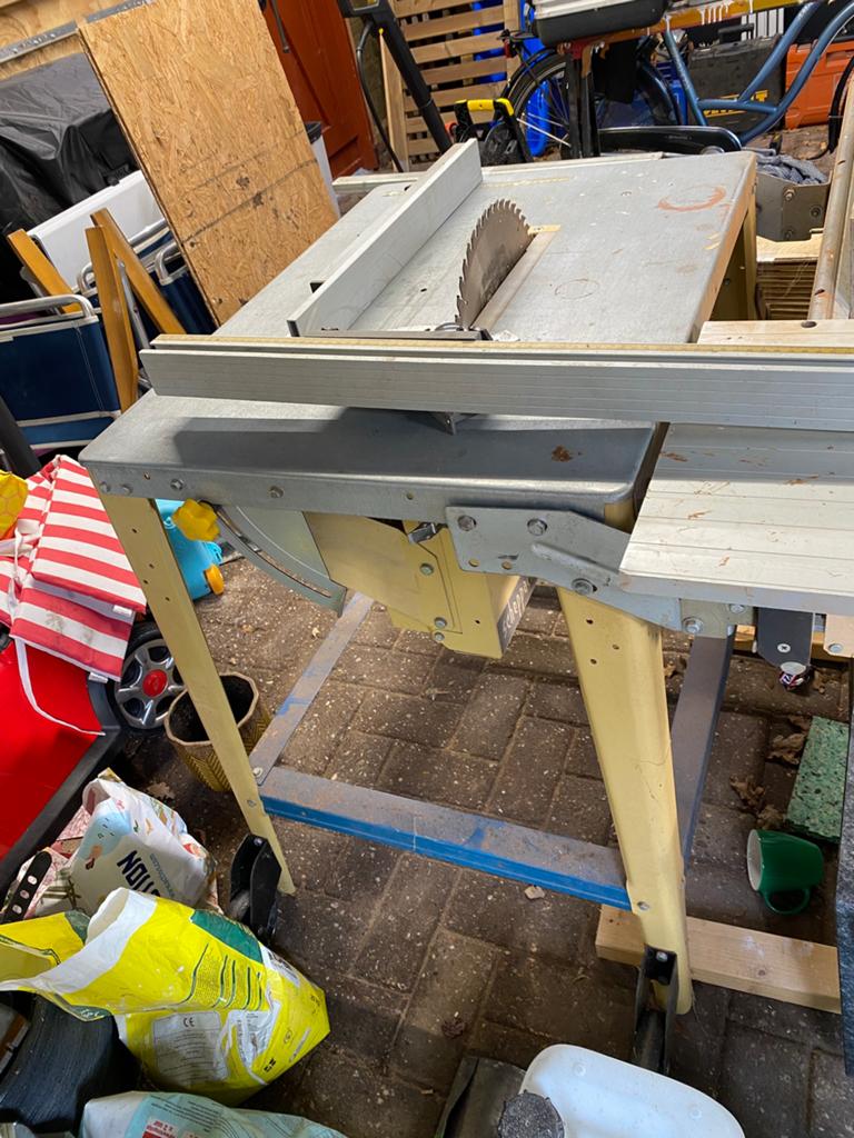 Scheppach TKU 4000, Ophalen, Cirkelzaag, Zo goed als nieuw, 1200 watt of meer