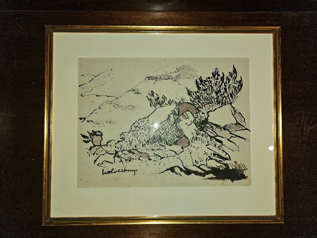 Theo Wolvecamp  Aquarel, Ophalen