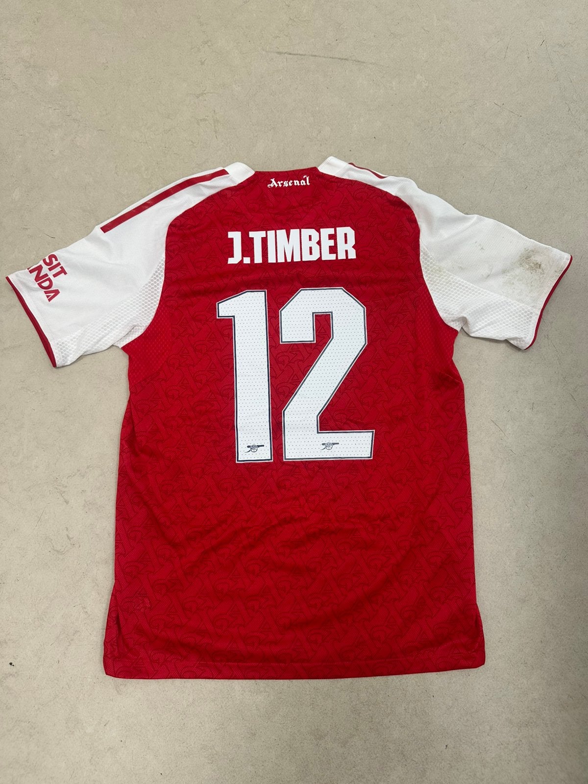 Matchworn J. Timber champions league 25/26, Ophalen, Maat 48/50 (M), Voetbal, Gedragen