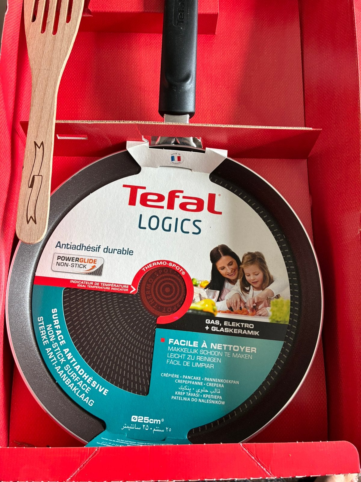 Tefal pannekoeken pan pannekoekpan nieuw in doos, Ophalen of Verzenden, Zo goed als nieuw, Rvs