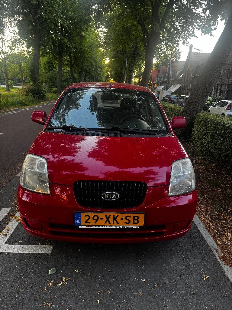 Kia Picanto 1.0 2007 Rood, Auto's, Kia, Particulier, Picanto, Bluetooth, Radio, Benzine, Euro 4, B, Hatchback, Handgeschakeld
