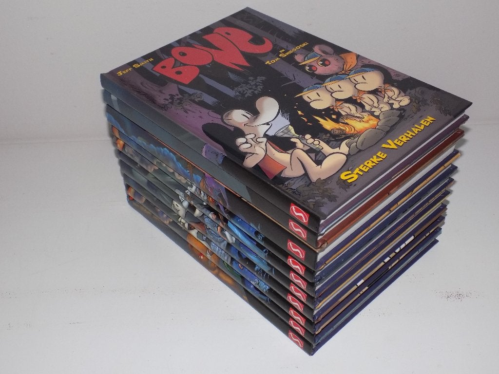 Bone ~ Set hardcovers 1 tm 11 [mist nummer 3], Complete serie of reeks, Ophalen of Verzenden, Zo goed als nieuw