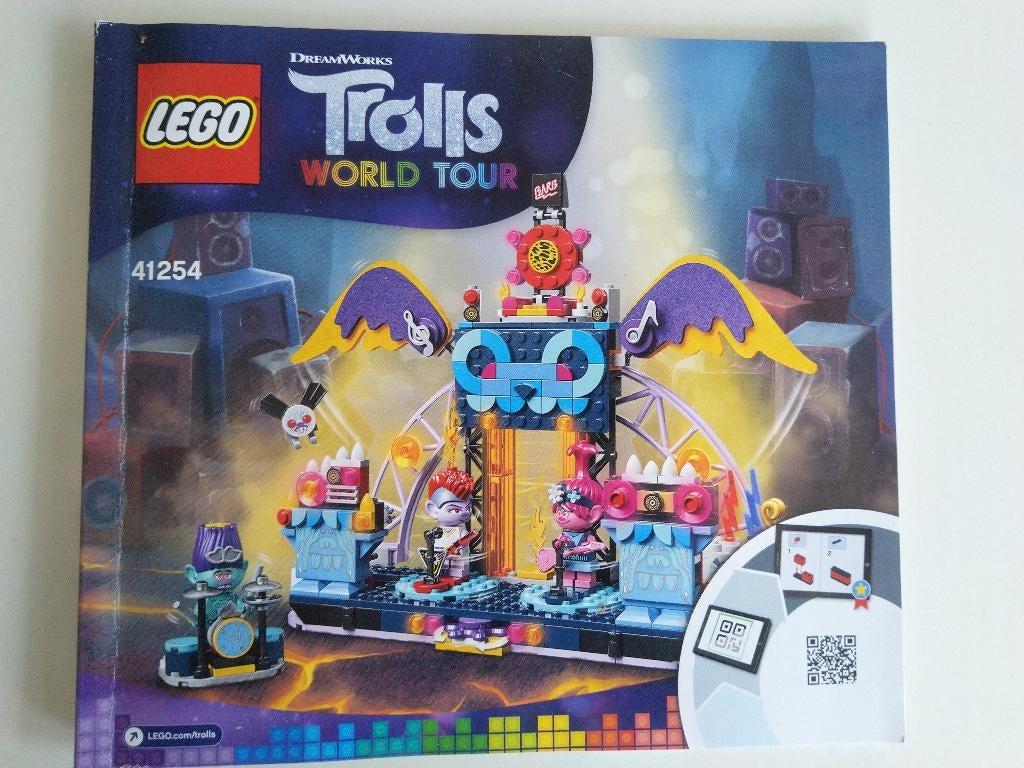 Lego Trolls 41254 Volcano Rock City Concert, Compleet, Overige thema's, Lego, Ophalen of Verzenden