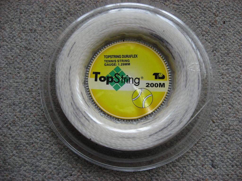 tennissnaar 1.29 mm squashsnaar 1.25 mm op 200 meter rol, Sport en Fitness, Tennis, Overige merken, Grip of Snaar, L00, Nieuw