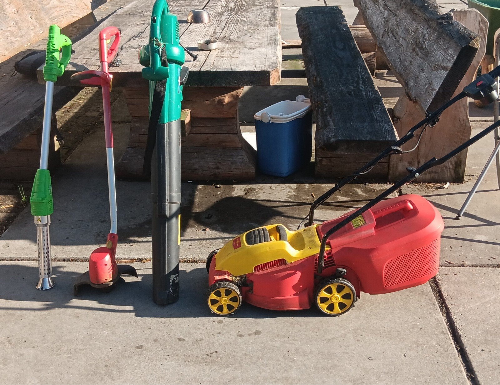 Tuin gereedschap, Ophalen, Gebruikt