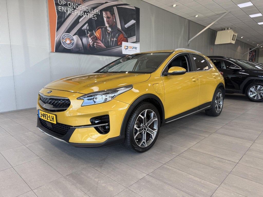 Kia XCeed 1.6 GDi PHEV DynamicPlusLine Trekhaak - Half leder, Auto's, Kia, XCeed, Gebruikt, Leder en Stof, SUV of Terreinwagen