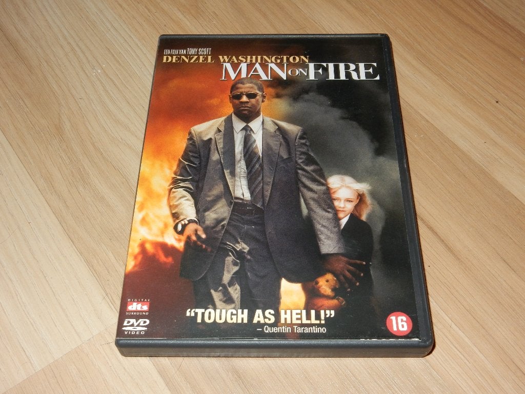 DVD: Man On Fire,  Te koop. 2004, Engels, Vanaf 16 jaar, Ophalen of Verzenden, Zo goed als nieuw