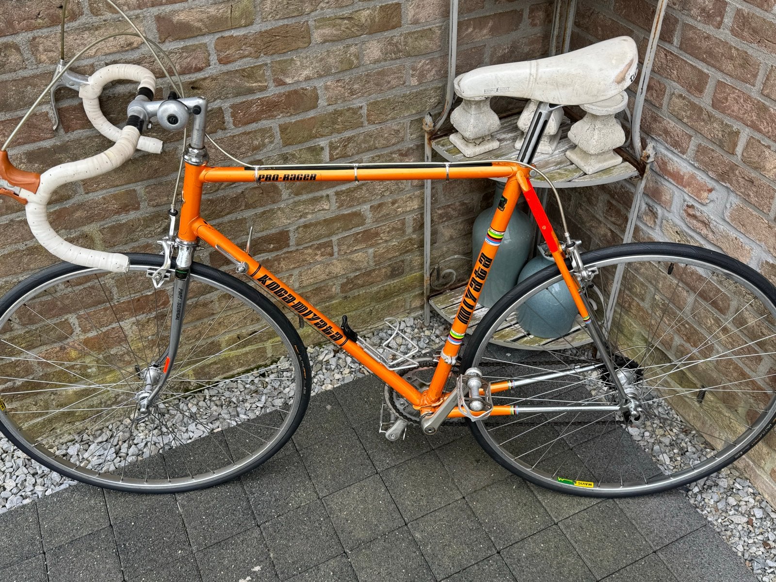 Vintage Koga Miyata Pro Racer Shimano 600 racefiets, Fietsen en Brommers, Fietsen | Racefietsen, Ophalen, Gebruikt, 10 tot 15 versnellingen
