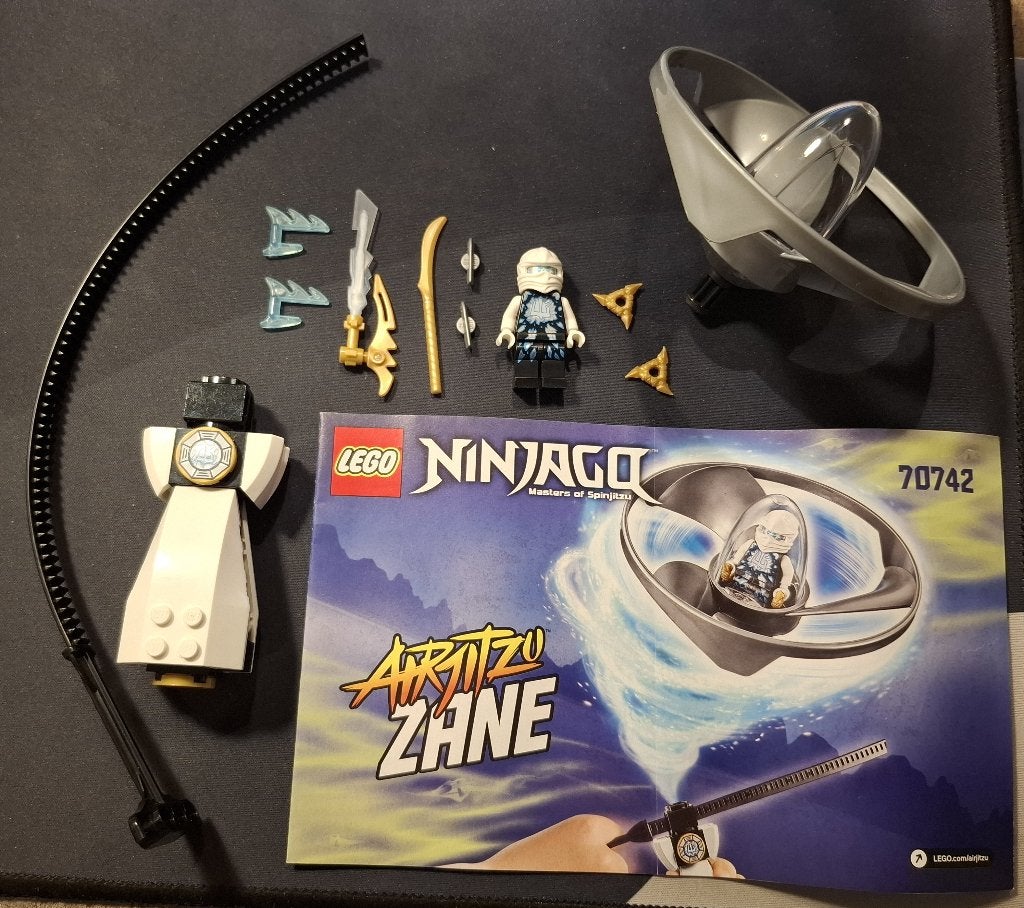 Lego Ninjago 70742 Airjitzu Zane Flyer, Lego, Ophalen of Verzenden, Zo goed als nieuw, Inclusief instructies