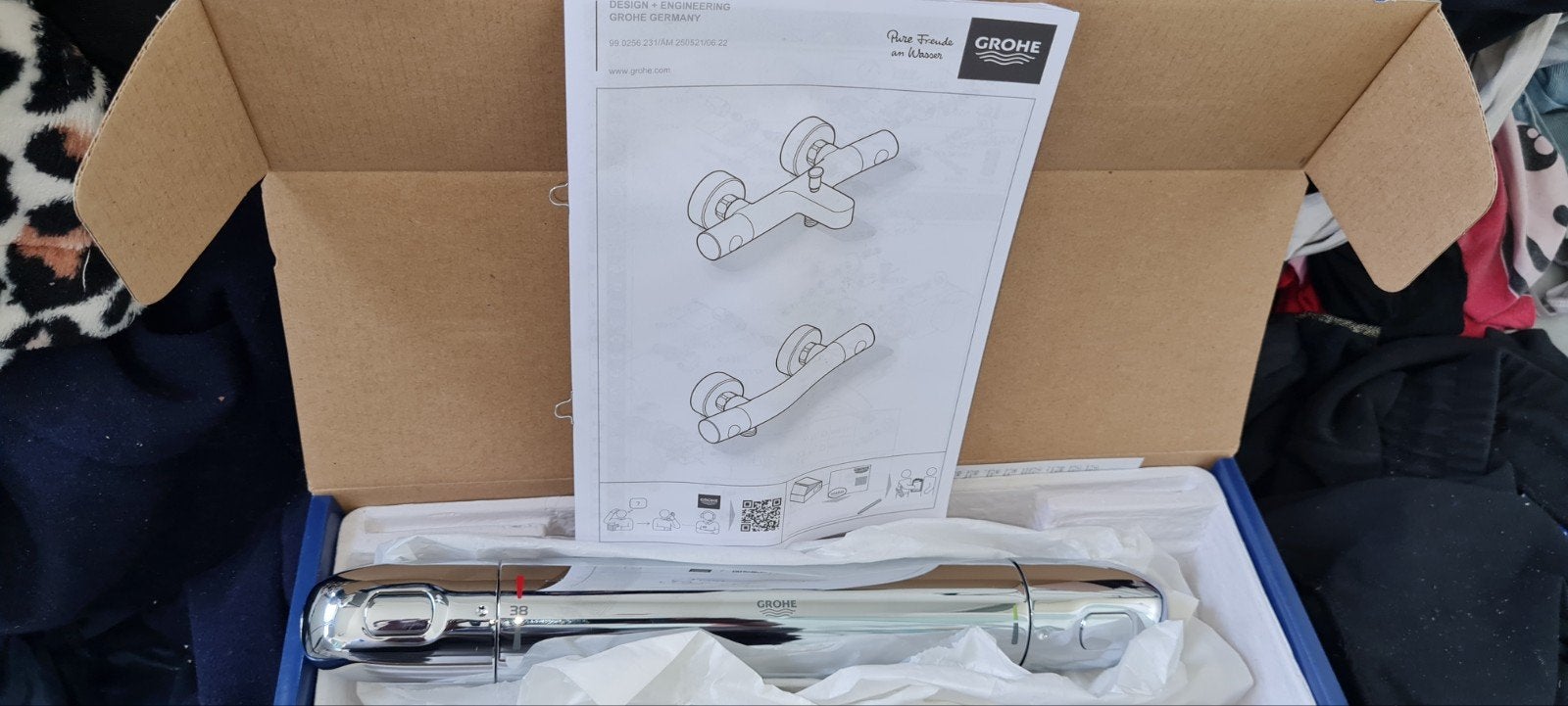 Grohe Grohtherm 1000 Thermostaat Douchekraan Nieuw, Ophalen of Verzenden