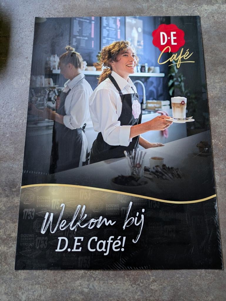 Douwe Egberts magneetposter, Ophalen of Verzenden, Minder dan 50 cm, Foto of Poster, Minder dan 50 cm