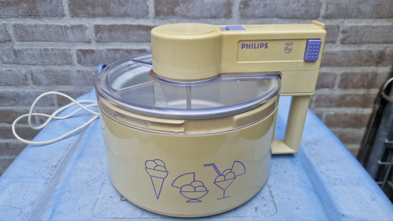 Philips IJsbereidingsmachine HR 2295 - IJs Machine, Ophalen, Gebruikt