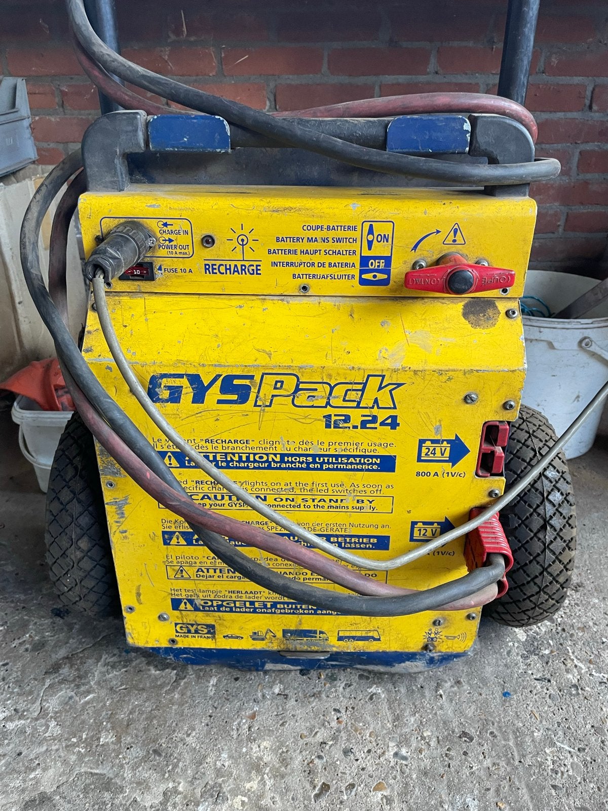 GYS Pack 12.24 Startkoffer - Professionele Startbooster, Gebruikt, Universele onderdelen