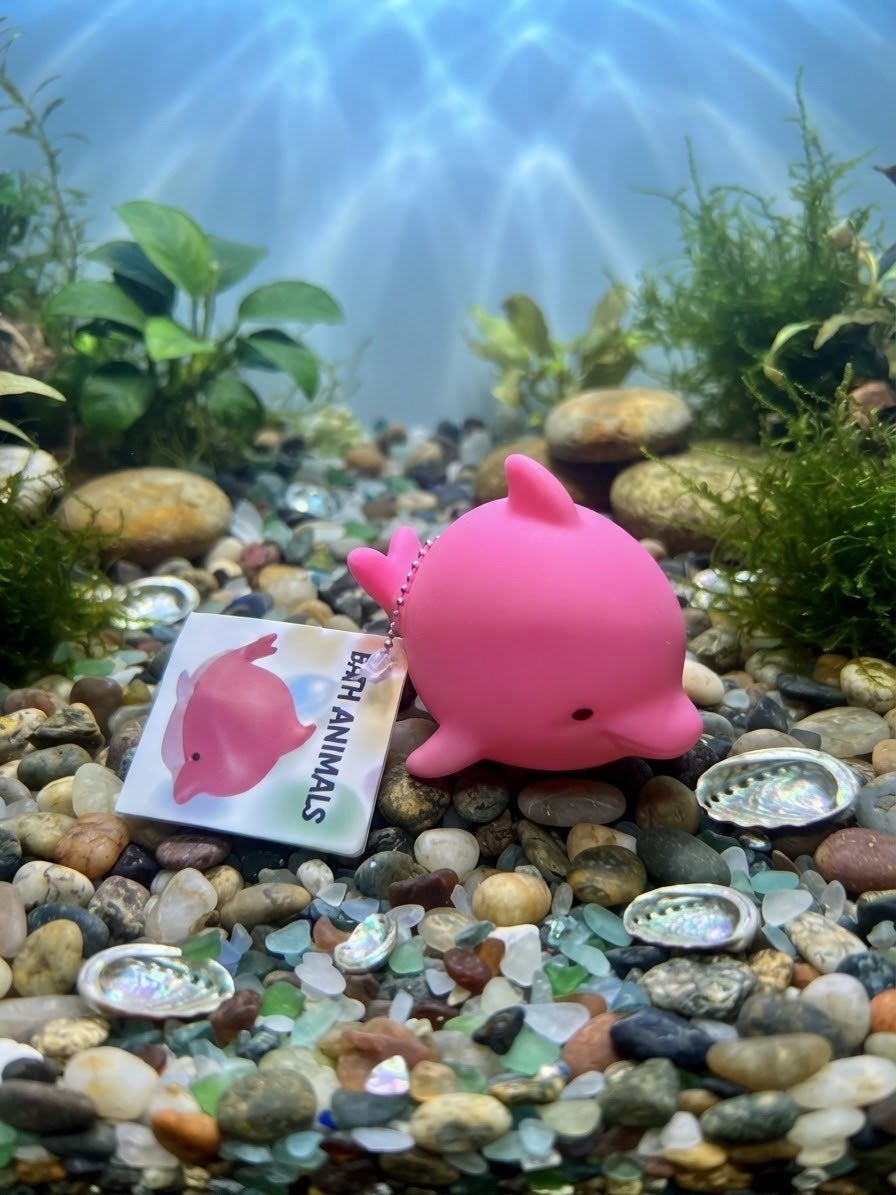 Roze dolfijn badspeeltje - Bath Animals, Overige typen, Nieuw, Ophalen of Verzenden, Nvt