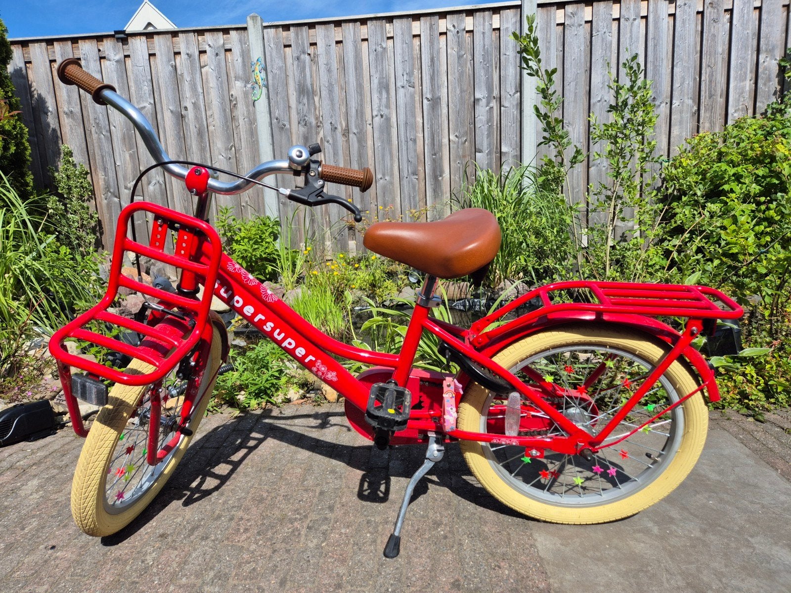 Supersuper fiets 18 inch, Fietsen en Brommers, Fietsen | Meisjes, Ophalen, Gebruikt, 18 inch