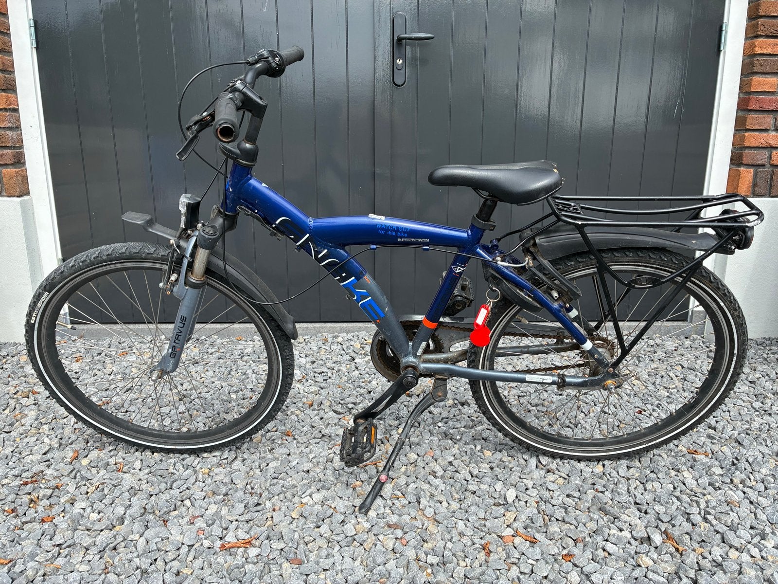 Batavus Snake Kinderfiets - Blauw, 24 inch, Ophalen, Minder dan 10 versnellingen, Gebruikt, Velgrem
