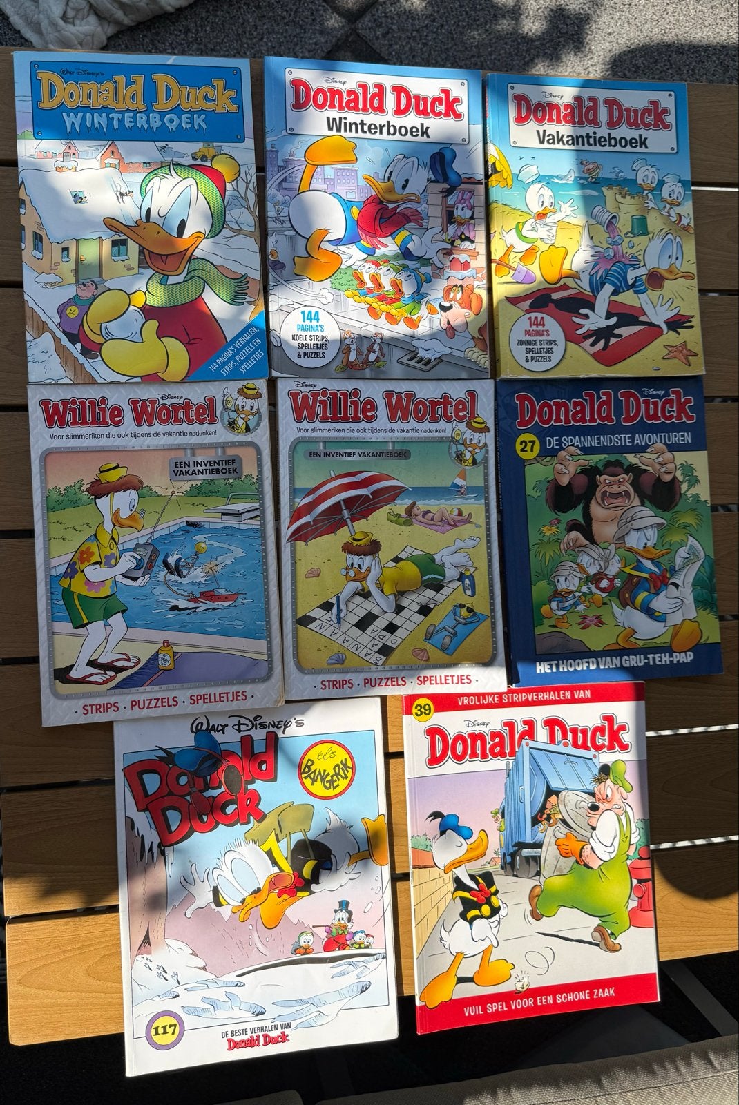 Diverse Donald Duck en Willy Wortel pockets, Meerdere stripboeken, Ophalen, Gelezen