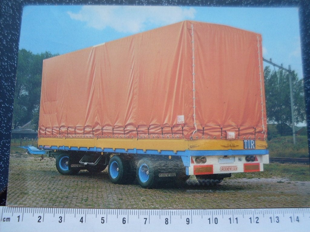 briefkaart groenewegen groot volume aanhangwagen, Verzenden, Zo goed als nieuw, Auto's