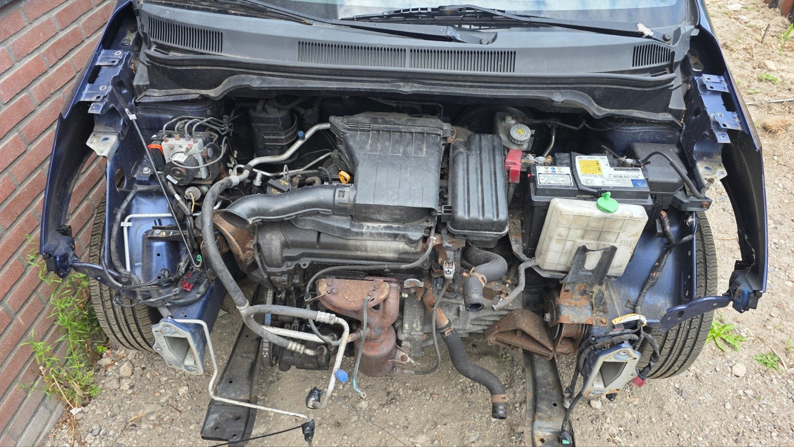 Motor Opel Agila 2009 1.0 K10B + versnellingsbak, Ophalen, Gebruikt, Opel