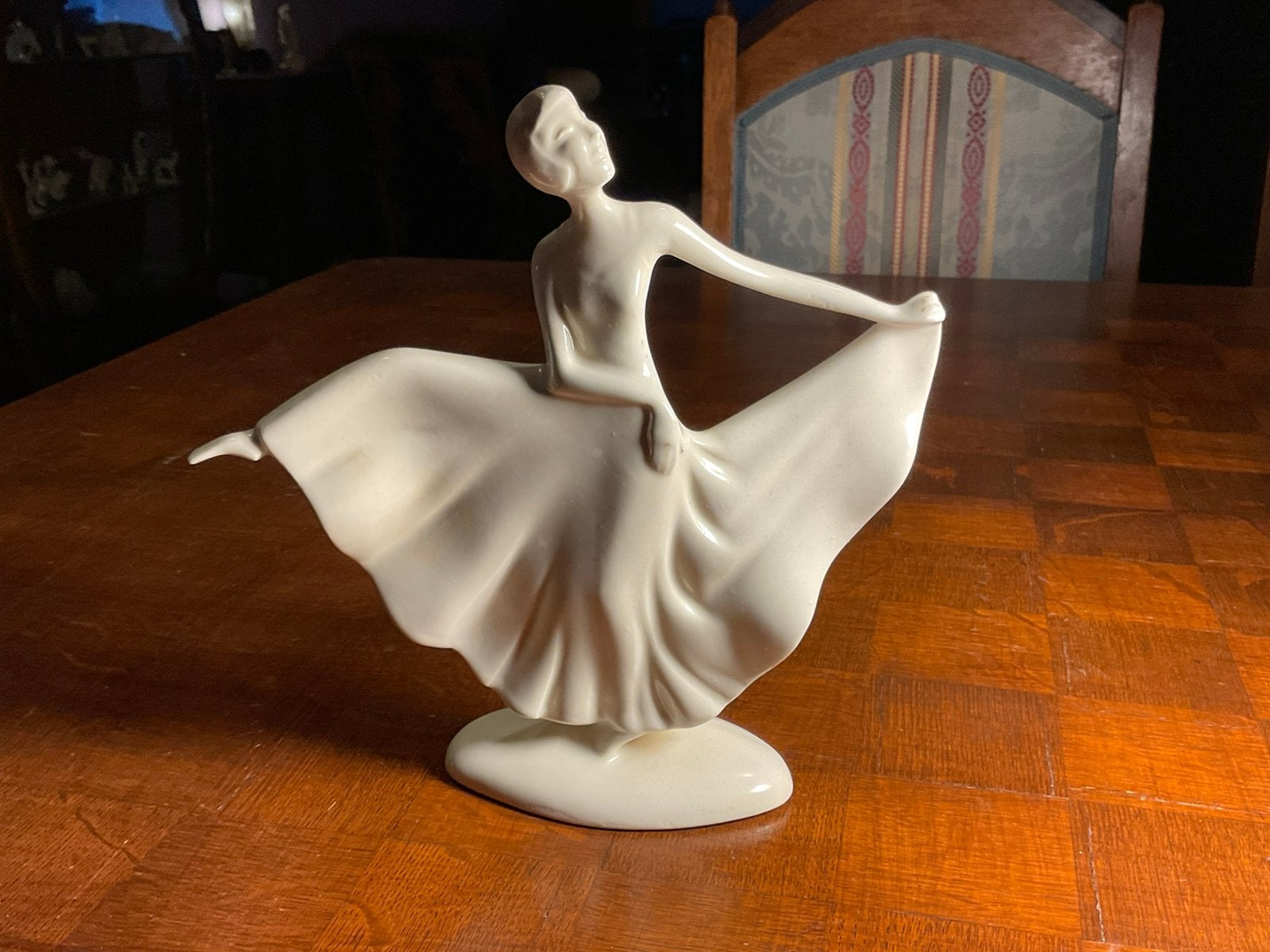 Plateel Art Deco Danseres, Ophalen of Verzenden