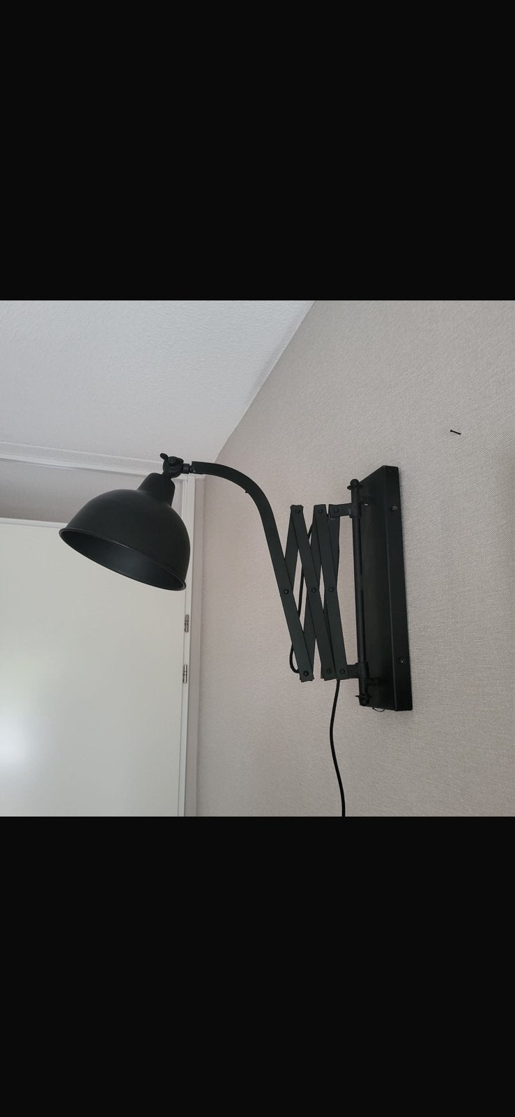 Wandlamp industrieel, Huis en Inrichting, Lampen | Wandlampen, Ophalen of Verzenden, Zo goed als nieuw