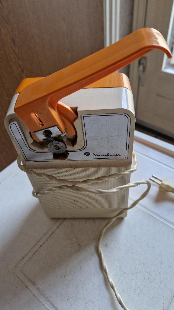 vintage moulinex blikopener, Ophalen of Verzenden, Gebruikt