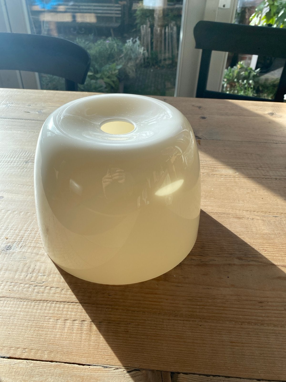 Foscarini Lumiere Piccola glazen kapje ivoor (zonder voet), Overige merken, Beige, Nieuw, Ophalen of Verzenden