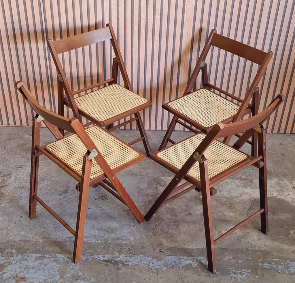 40 x Webbing klapstoelen Cesca houten stoelen opklapbaar, Huis en Inrichting, Stoelen, Ophalen of Verzenden, Zo goed als nieuw