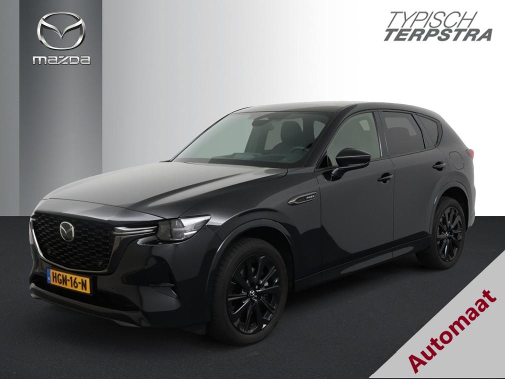 Mazda CX-60 2.5 e-SKYACTIV PHEV 327pk 8AT AWD Homura Plus (M, Auto's, Mazda, Te koop, CX-60, 360° camera, ABS, Achteruitrijcamera