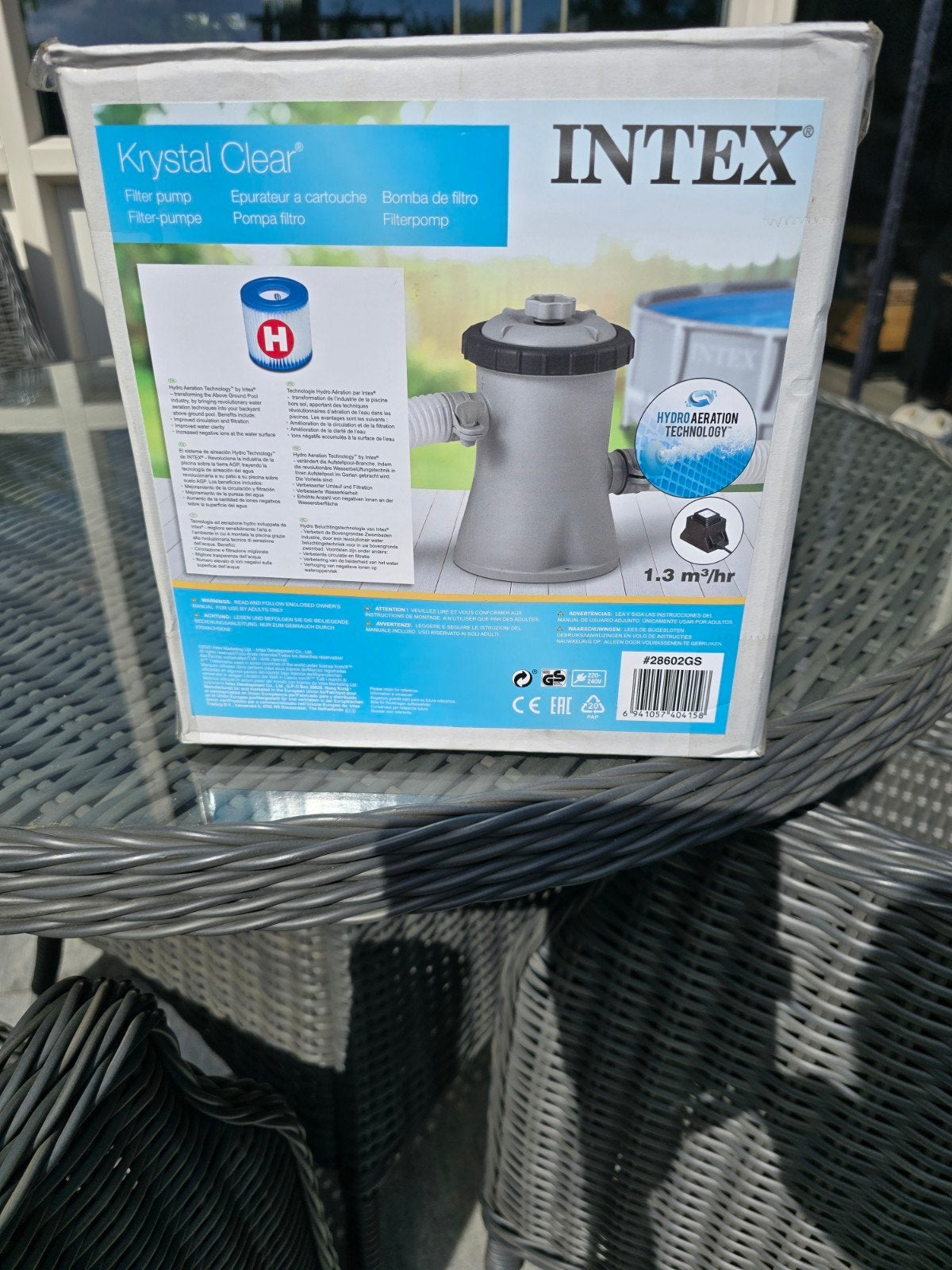 T.k.a. z.g.a.n. Intex 602G zwembadfilterpomp., Ophalen