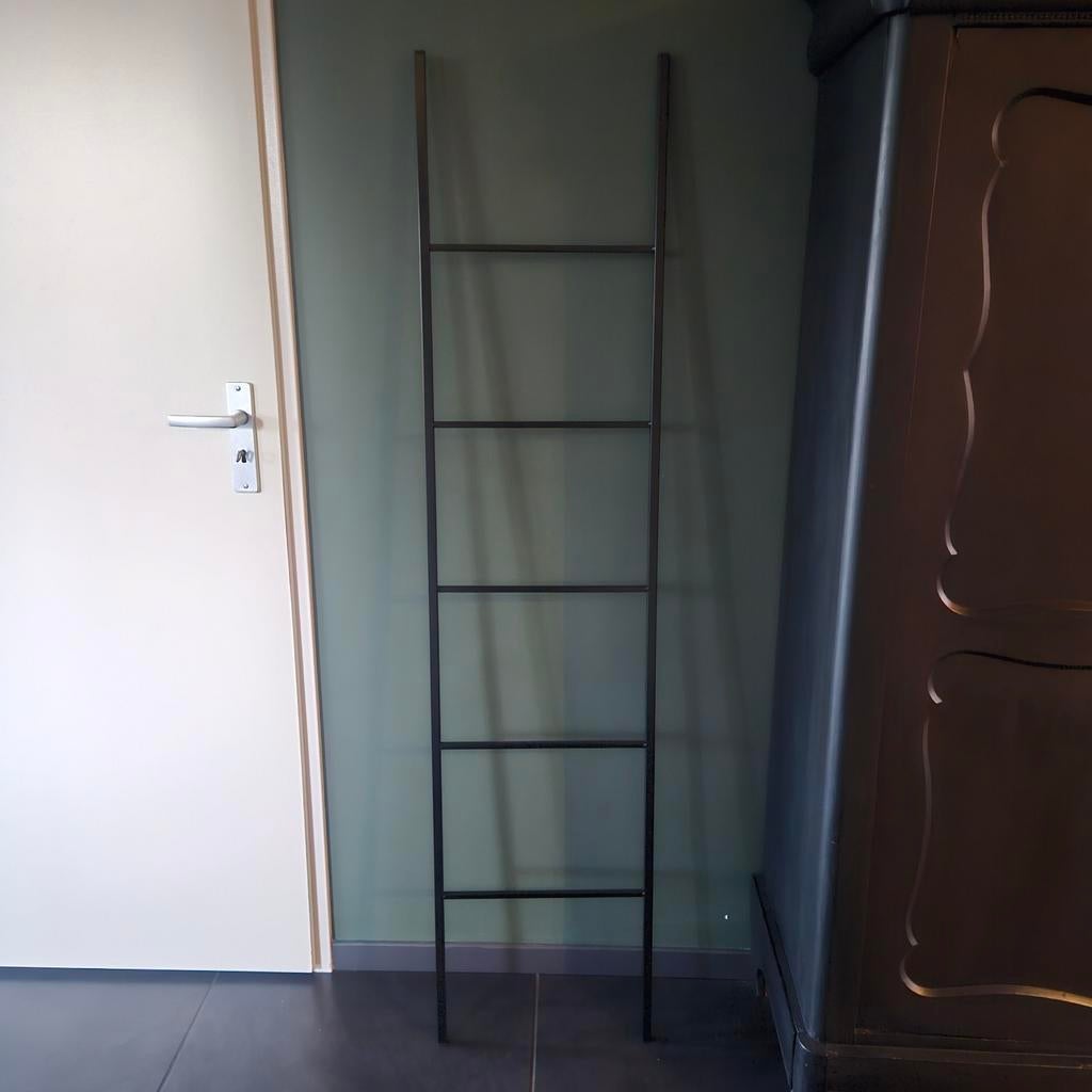 Decoratie ladder zwart metaal, Ophalen, Gebruikt