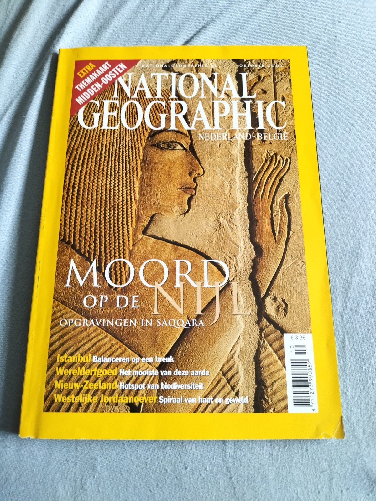National Geographic oktober 2002 -Moord op de Nijl, Ophalen of Verzenden, Zo goed als nieuw, Wetenschap en Natuur