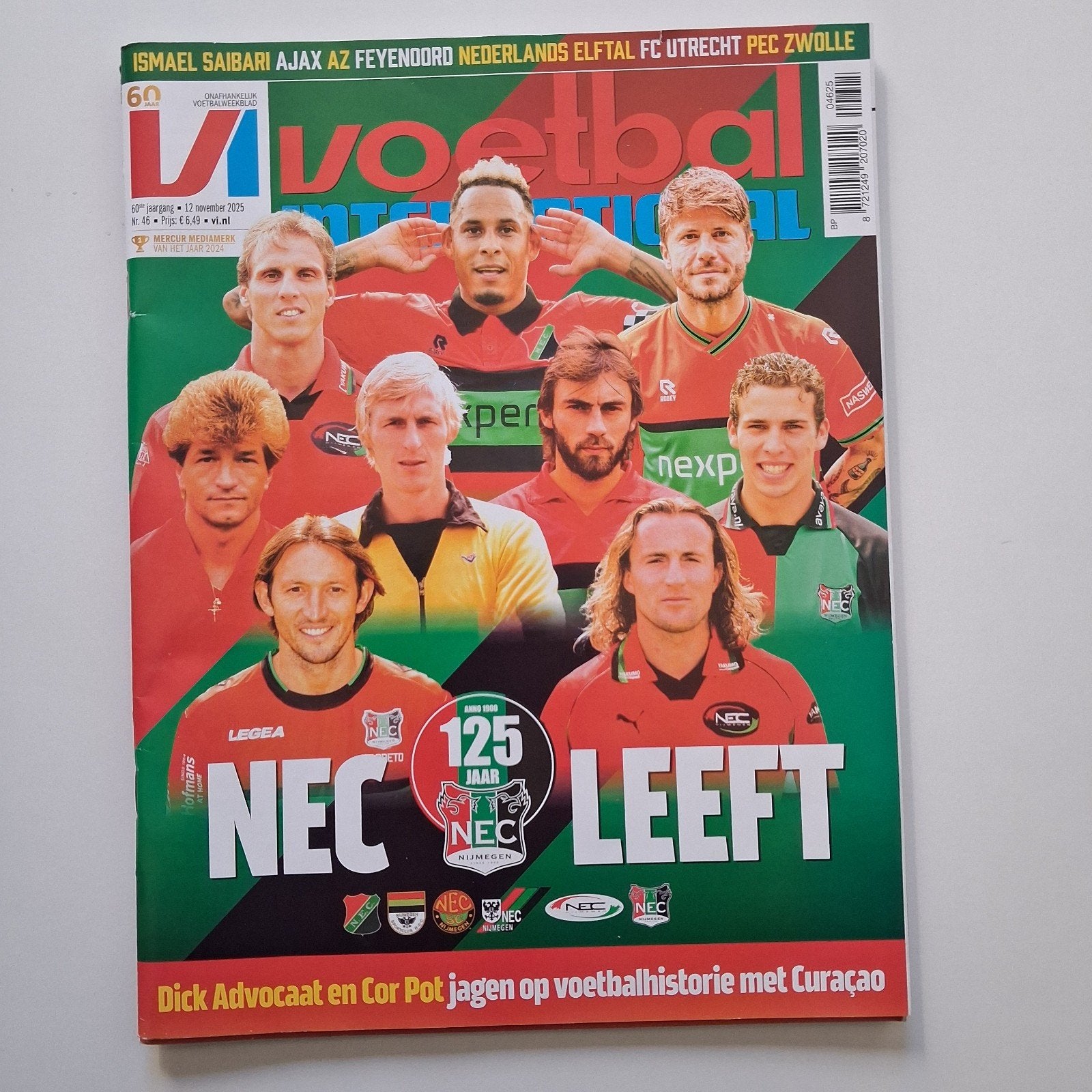 Voetbal International Magazine - NEC 125 Jaar Special, Boeken, Ophalen, Nieuw, Voetbal International Redactie, Balsport