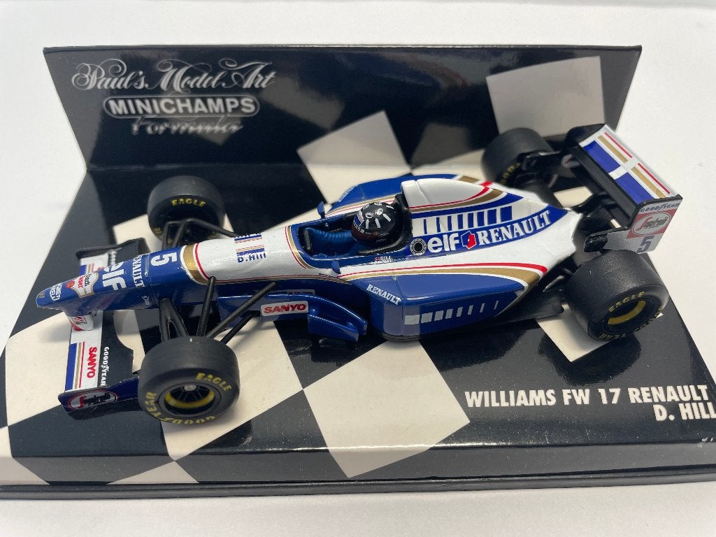 Williams Renault FW17 D. Hill 1995, Ophalen of Verzenden, Zo goed als nieuw, Formule 1