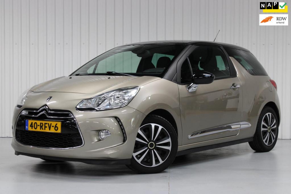 Citroen DS3 1.6 e-HDi So Chic, Auto's, Voorwielaandrijving, Euro 5, Gebruikt, Zwart