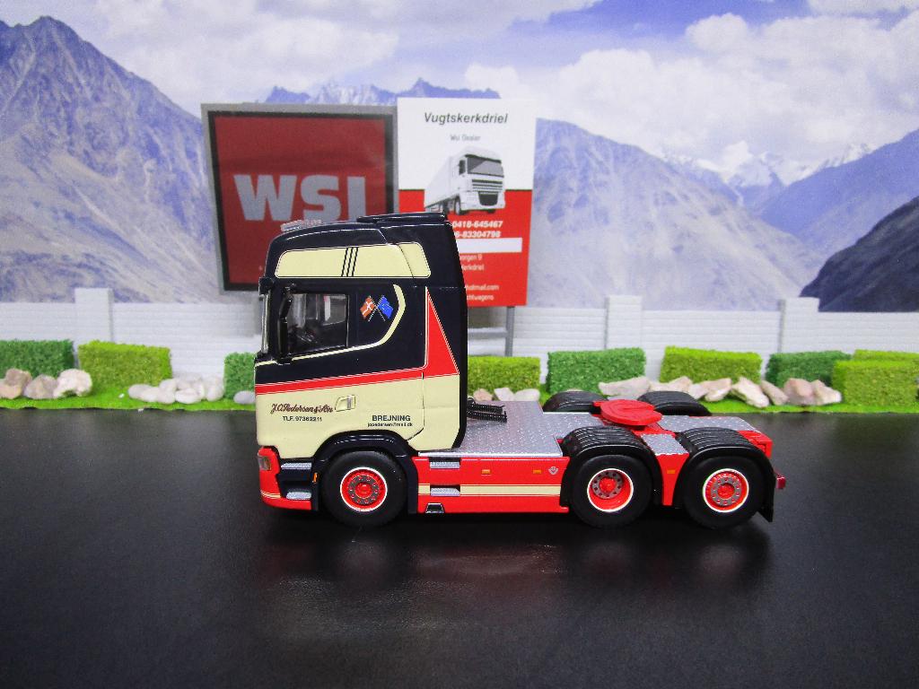 Wsi 01-4362 Scania S Highline CS20H 6x2 , J.O. Pedersen, Hobby en Vrije tijd, Modelauto's | 1:50, Ophalen, Nieuw, Bus of Vrachtwagen