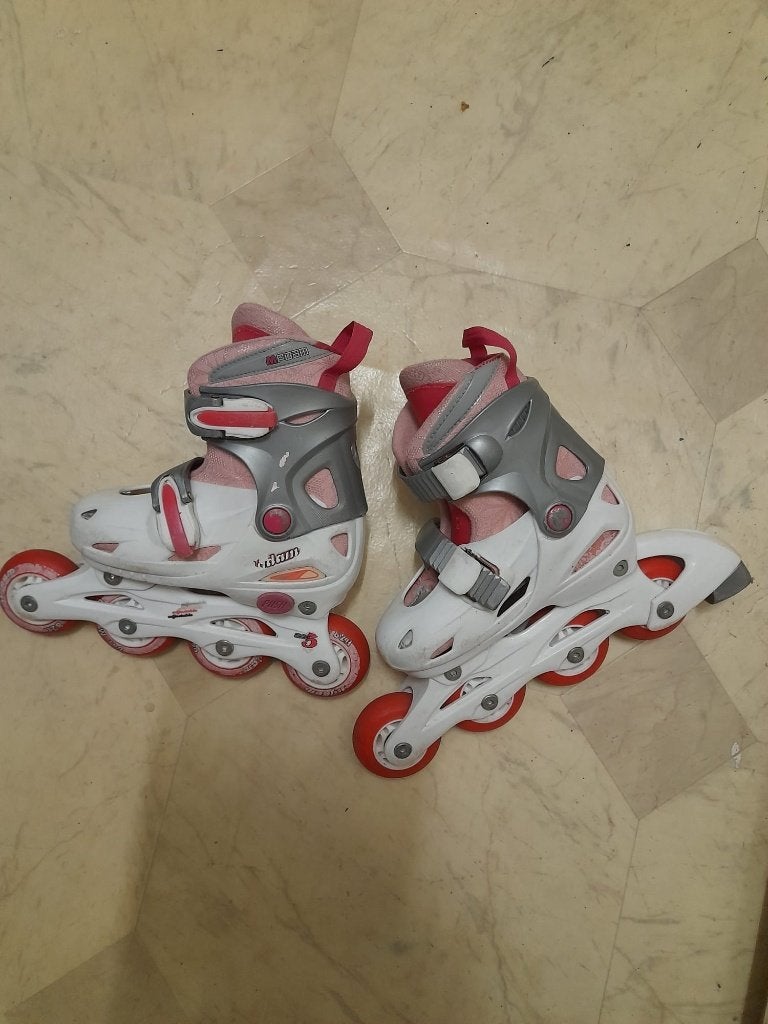Nijdam  ABEC 5 Verstelbare Skeelers Voor Meisjes Maat 30-33, Overige merken, Kinderen, Ophalen of Verzenden, Inline skates 4 wielen