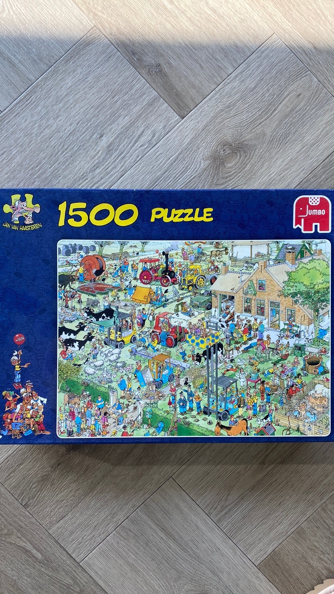Jan van Haasteren puzzel De boerderij – 1500 stukjes, Ophalen, 500 t/m 1500 stukjes, Zo goed als nieuw