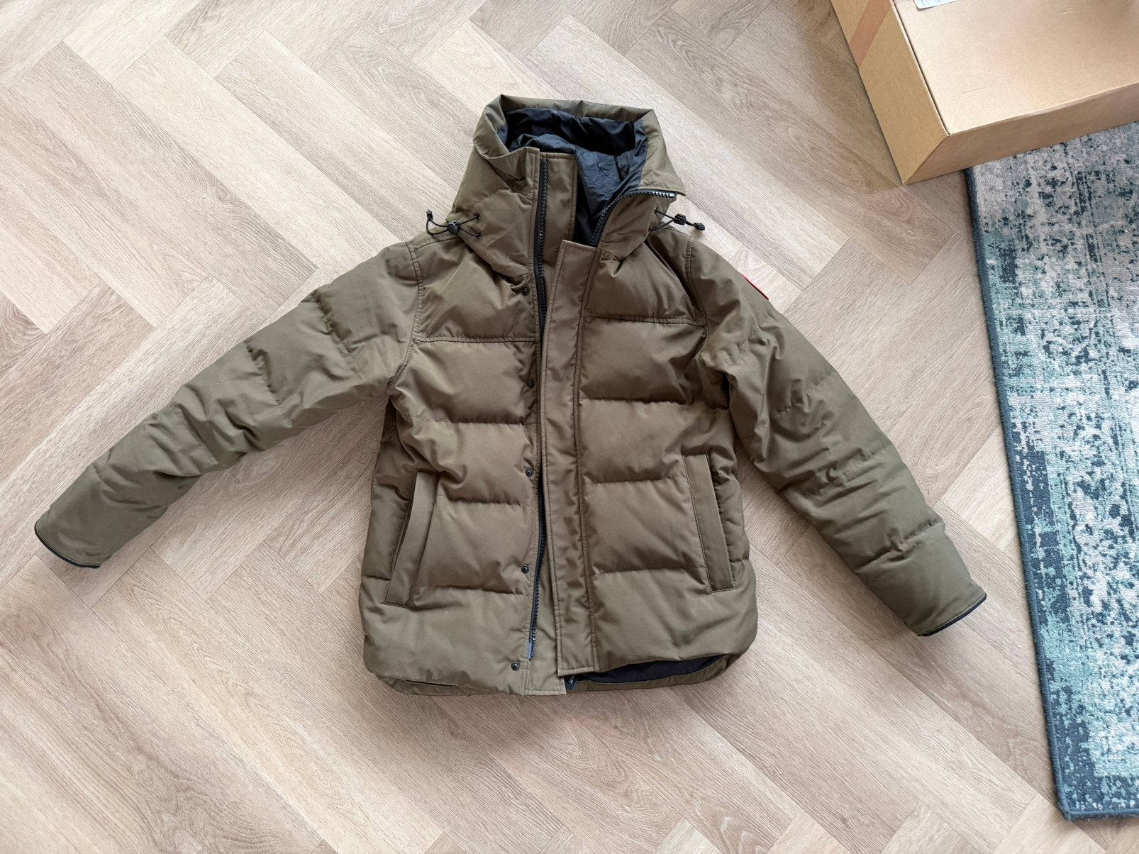 Originele Canada Goose MacMillan, Kleding | Heren, Ophalen of Verzenden, Zo goed als nieuw, Groen