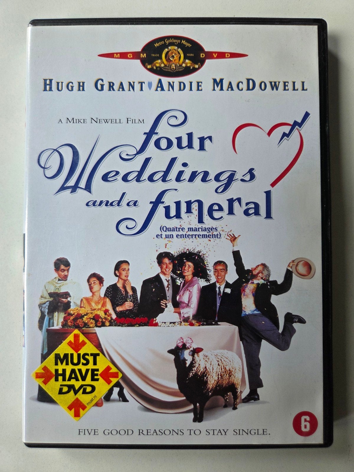 Four Weddings and a Funeral ( Hugh Grant), Alle leeftijden, Ophalen of Verzenden, Zo goed als nieuw