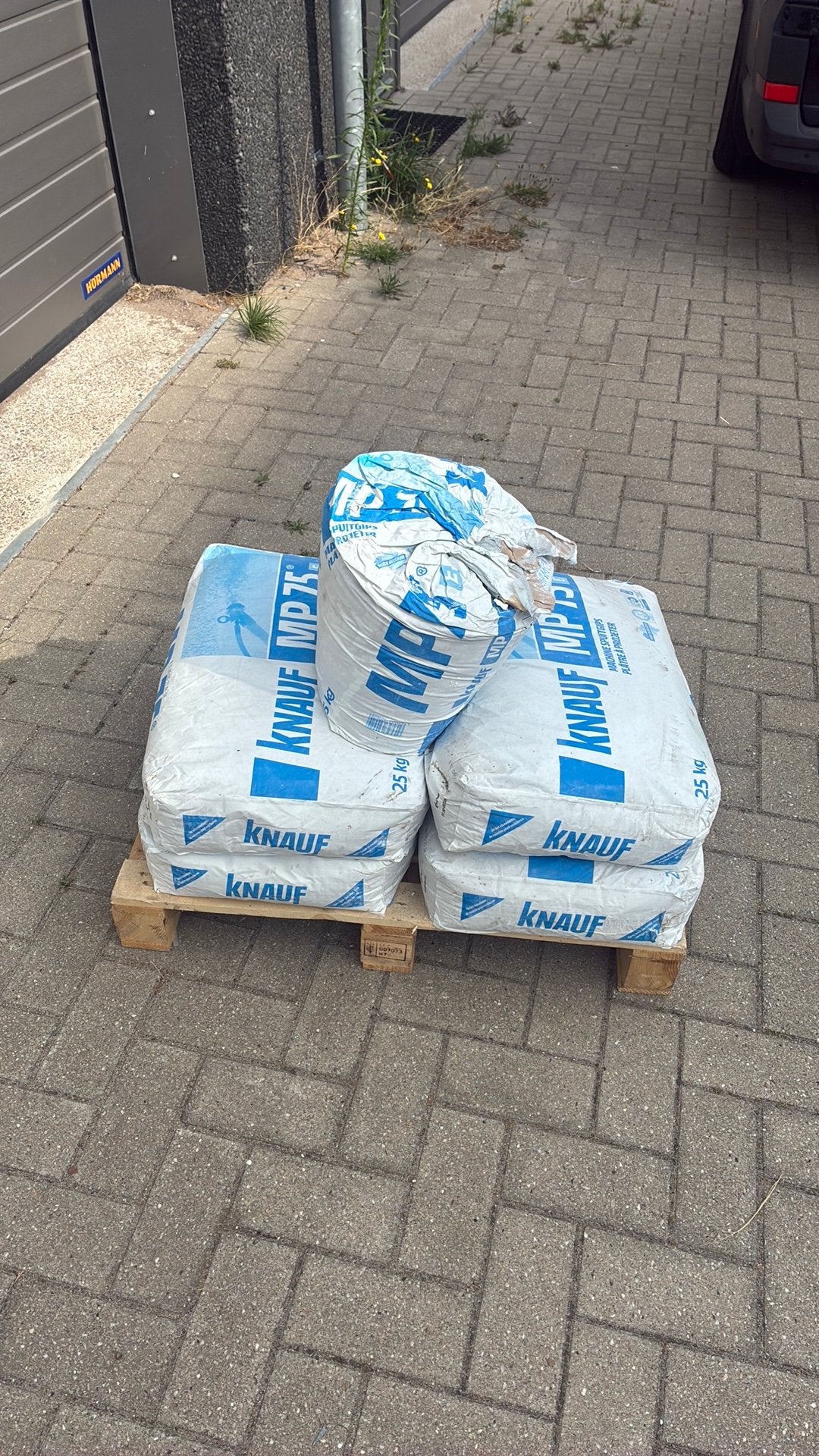 Knauf mp75 gips voor Stucwerk, Ophalen, Nieuw