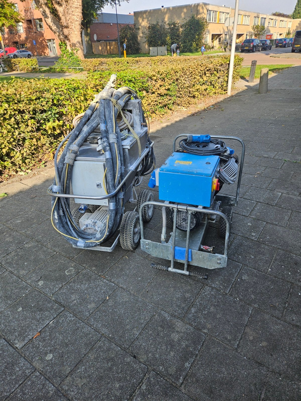 Schoonewil  sle 22 compressor en gbt spackspuit machi, Doe-het-zelf en Verbouw, Ophalen of Verzenden