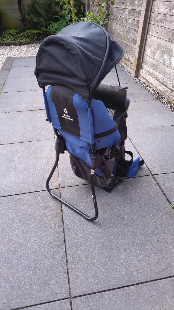 Deuter kid air comfort draagzak, Gebruikt, Rug, Draagzak, Ophalen