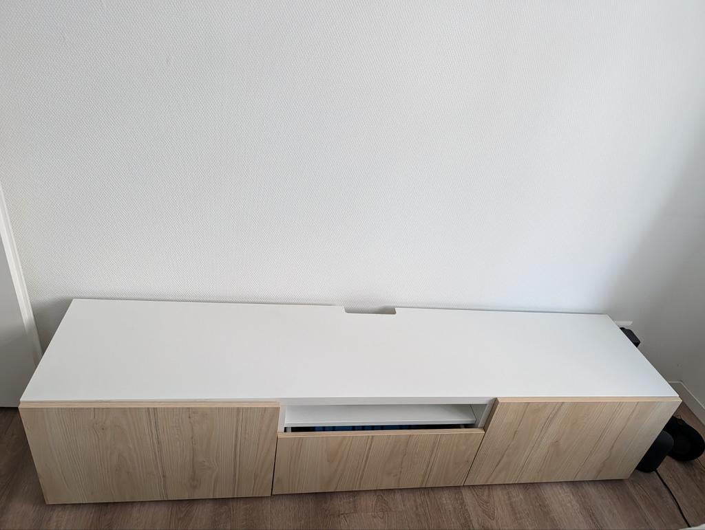 Ikea Besta TV-meubel 180x40x38 cm, Ophalen, 150 tot 200 cm, Nieuw, Minder dan 100 cm