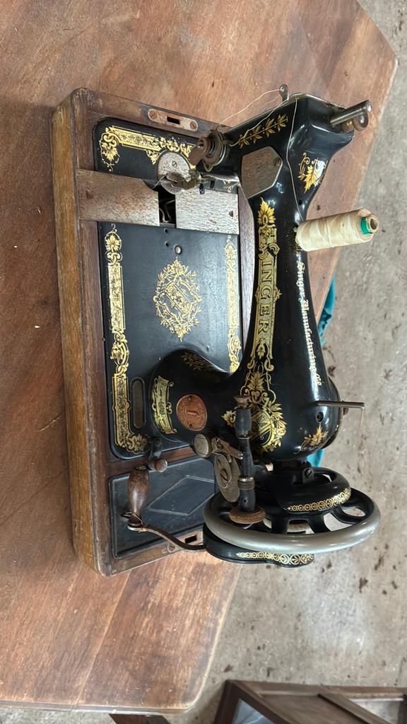 Antieke Singer Naaimachine - Decoratief Stuk, Ophalen