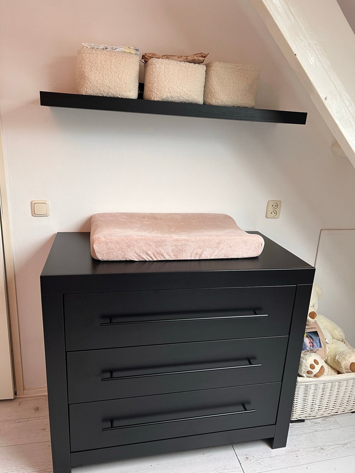 Complete Babykamer Europe Baby Vittoria III - Zwart, Kinderen en Baby's, Kinderkamer | Complete kinderkamers, Ophalen, Zo goed als nieuw